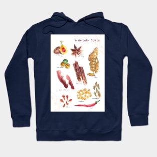 Watercolor Spices Hoodie